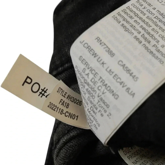 Madewell 9 inch High Rise Skinny Jeans Raw Hem Button Fly Pants Women’s Size 27 - Picture 14 of 14